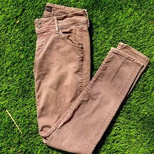 Hudson low rise skinny leg jeans